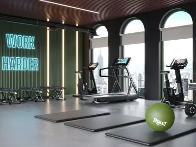 ProVis3D 024 - Gym Room 3D model