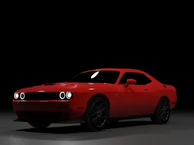 Dodge Challenger SRT Hellcat 2015 3D model
