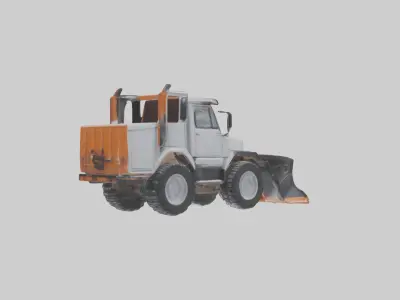 Snowplow Truck model 3D model