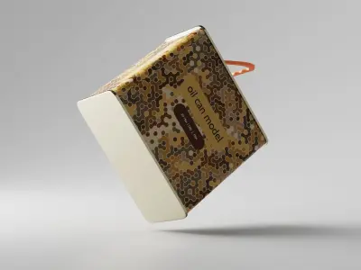 Aluminum Cooking Oil Can 3D model