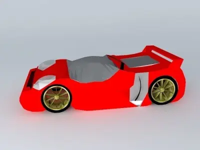 Lightning sports car Free 3D model