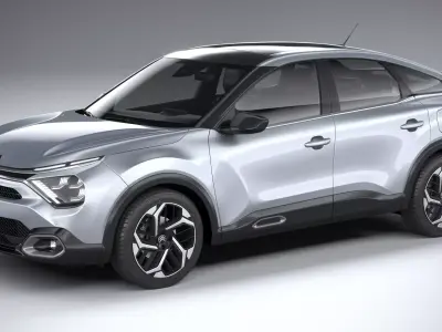 Citroen C4 2021 3D model purchase