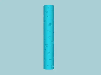 Texture Roll 24 - Halloween Negative - Fondant Decoration Maker 3D print model