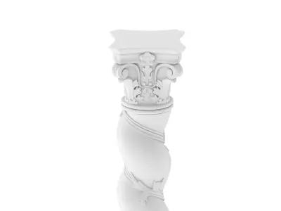 Solomonic Column 3D model