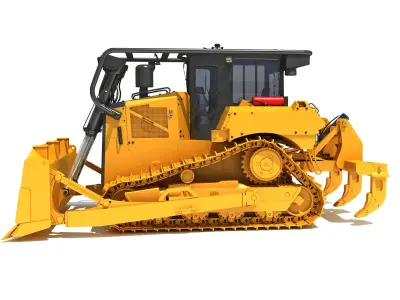 Tracked Dozer 3D model