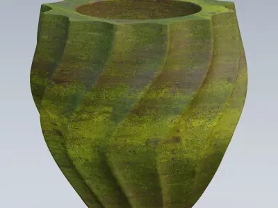 Garden urn planter23 3D model