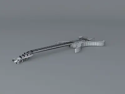 The Raven guitar Free 3D model