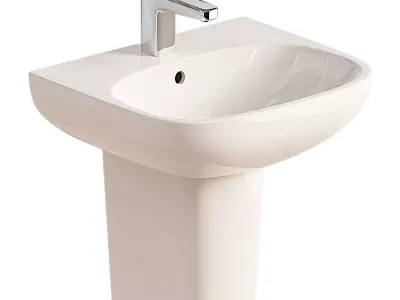 ceramic washbasin 3D model