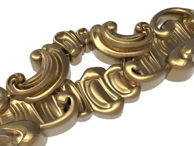 Carved Picture Frame 3D model