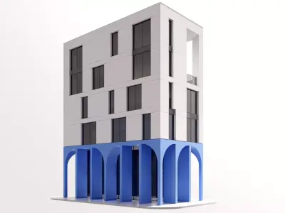 apartment Low-poly 3D model