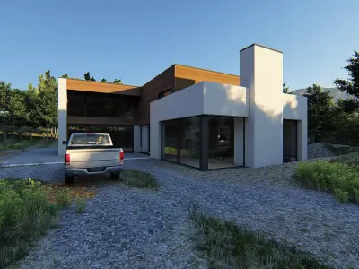 MODERN HOUSE 1 3D model
