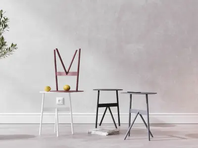 side table STOCK TABLE by Normann Copenhagenn 3D model