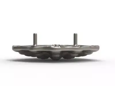 Shell-Shaped Shoe Ornament 3D print model