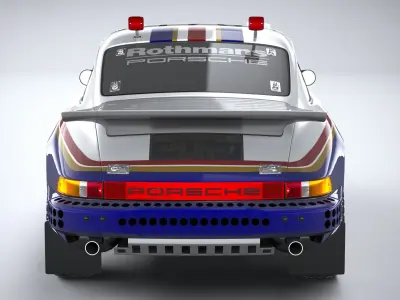 Porsche 911 953 Dakar 1984 3D model