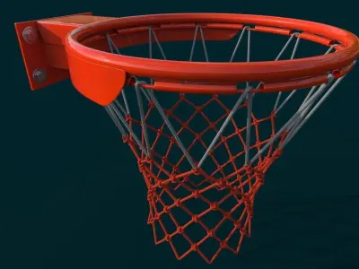 Basketball rim 3D model