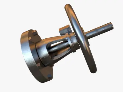 Steel Crank 3D model