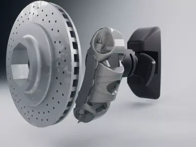 Porsche 911 GT3 RS 992 Wheel - Model 2 3D print model