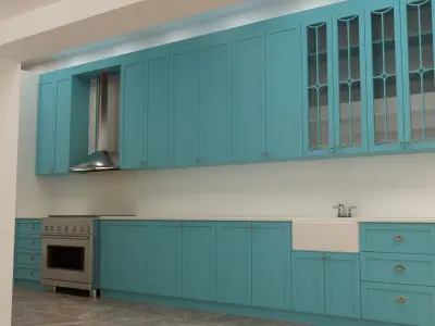 Kitchen showroom 3D model