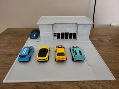 McDonalds diorama 1 64  3D print model