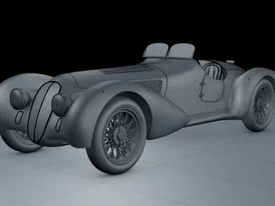 Alfa Romeo 8c 1938 3D model