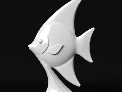 Angelfish 3D print model