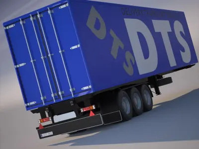 Refrigerated Trailer 3D model