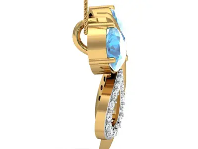 Diamond Locket Set 3D print model