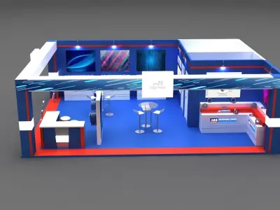 Stall Exhibition 3D model