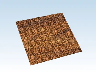 Liquid plywood relief for CNC machining 3D print model