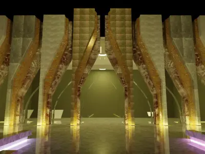 3D Model - Showroom -Exterior only 3D model Free 3D model