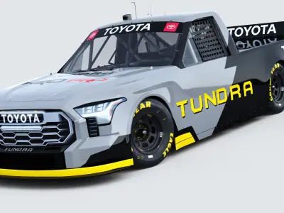 Toyota Tundra Nascar Trucks 2022 template 3D model