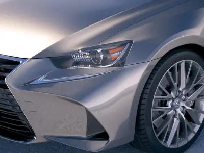 Lexus IS 2017 3D model