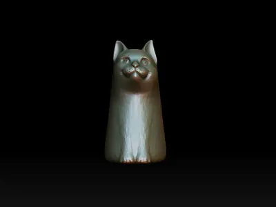 CAT POT 3D print model