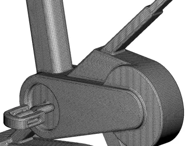 Gym Fitness Cycling Machine 3D print model