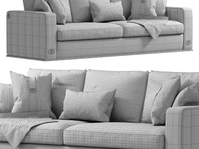 Loren Sofa by Elve Luxury 3D model