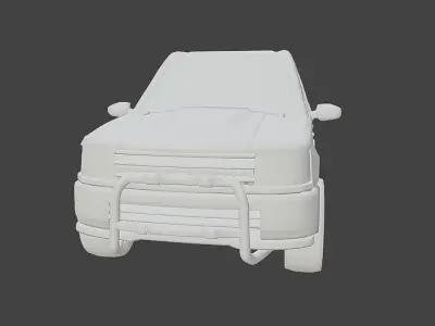 Suv 4x4 Vehicle Desert Car By Gorgan 3D model
