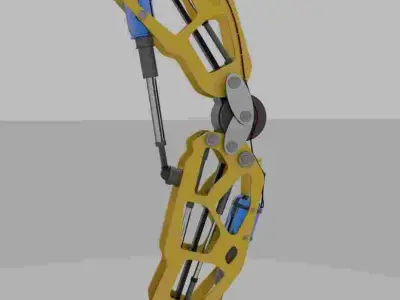 Robot Foot Free 3D model