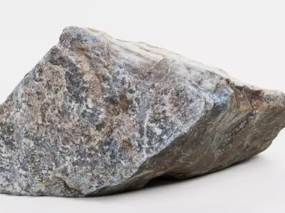 Rock - Scanned Low-poly 3D model