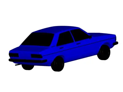 Audi 1975 3D model
