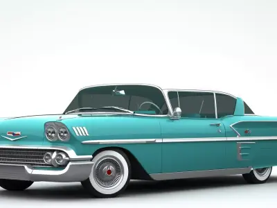Chevrolet Impala Coupe 1958 3D model