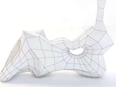 Henry Moore Artwork Sculpture 3D model