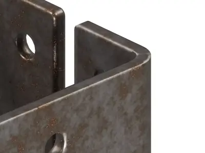 Rusty Joist Bracket 3D model