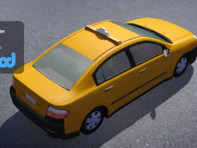 TW Taxi 002 3D model