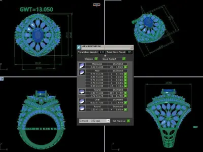 FASHION RING 3D model