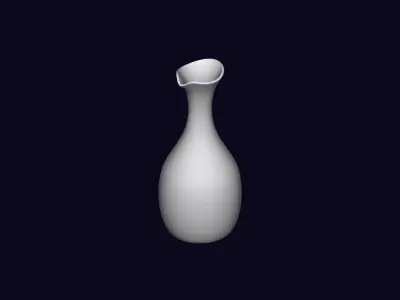 Flower Vase Free 3D model shop