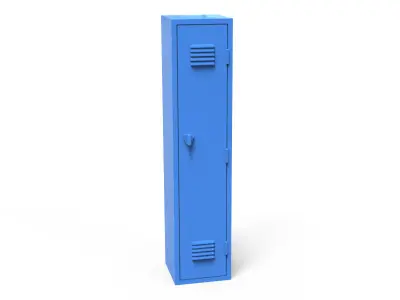 Locker metal lockers 3D print model