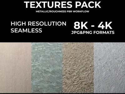 CONCRETE PACK 15 PBR TEXTURES 8K 4K Texture