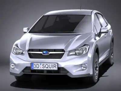 Subaru Impreza XV Crosstrek 2015 VRAY 3D model