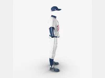 Baseball Player Outfit Twins 2 3D model