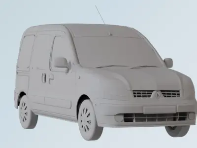 Car - Renault kango 3D model